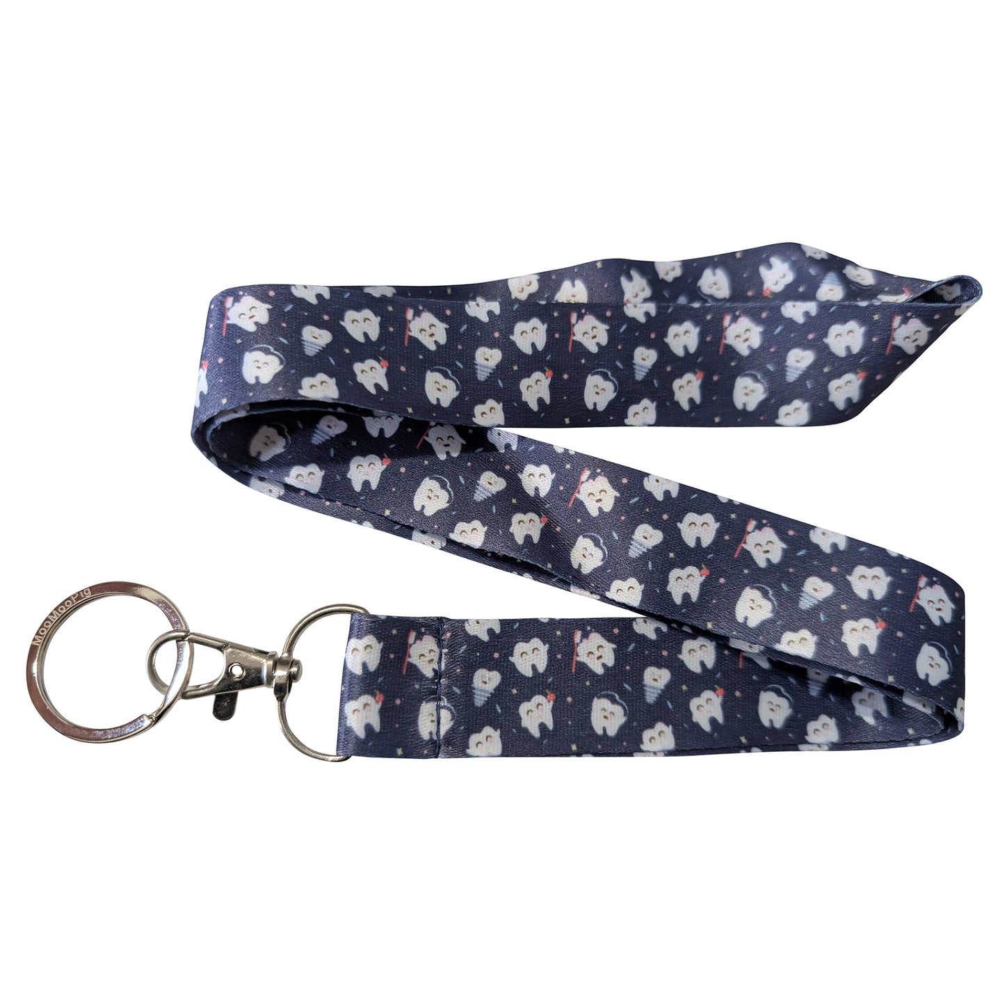 Tooth Teeth All Over Print Keychain Lanyard