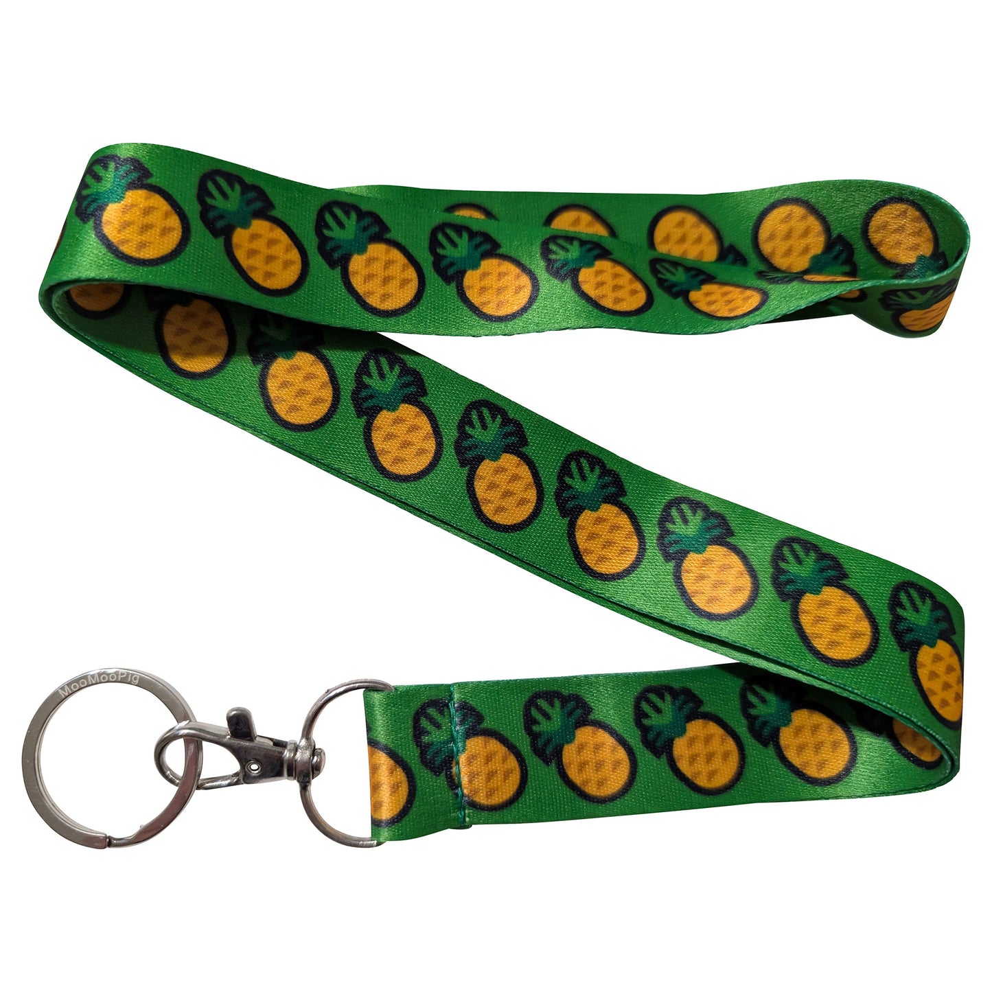 Pineapple Green Keychain Lanyard