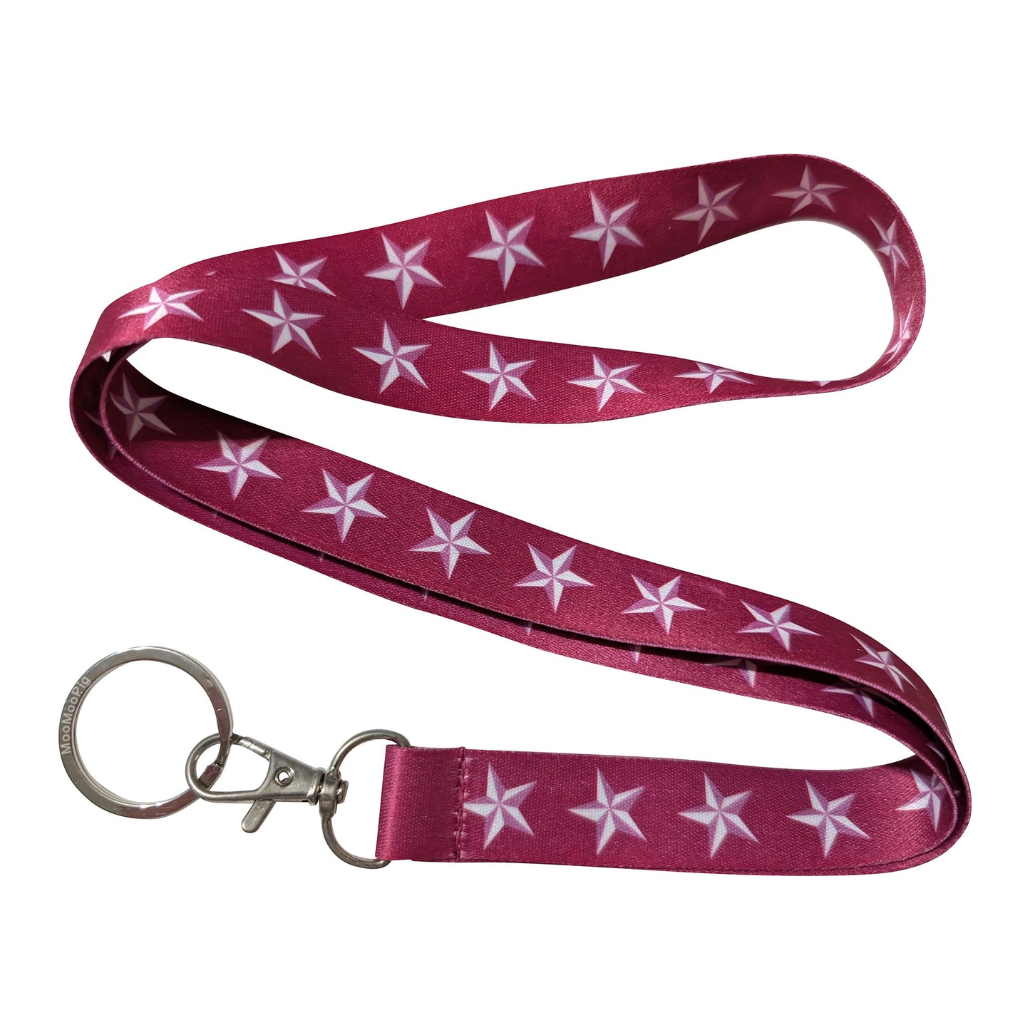 Purple Star Keychain Lanyard