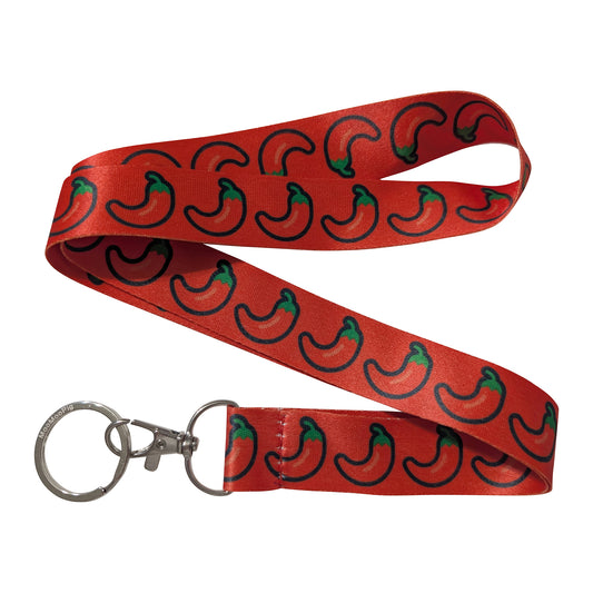 Jalapeno Red Keychain Lanyard