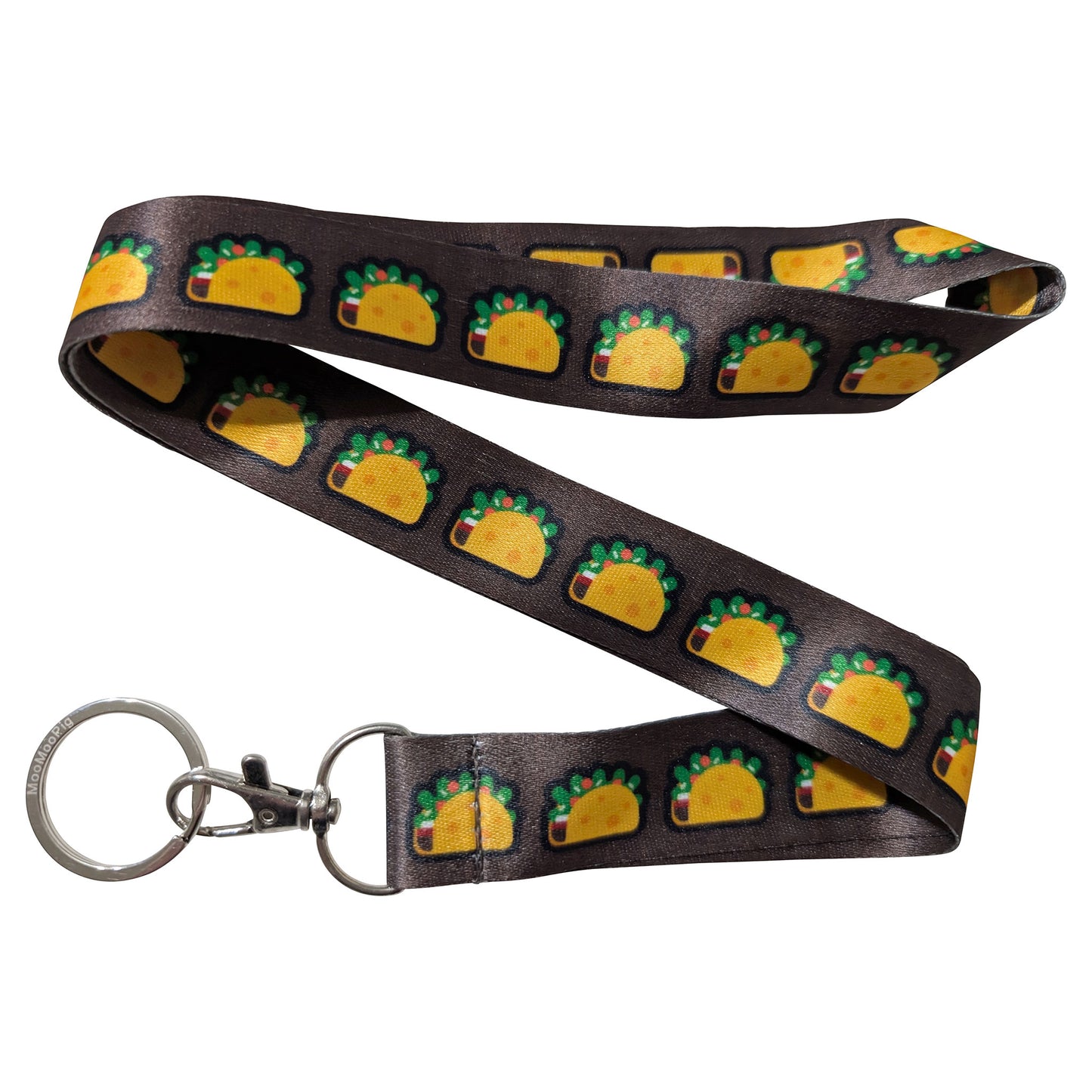 Taco Tuesday Brown Keychain Lanyard