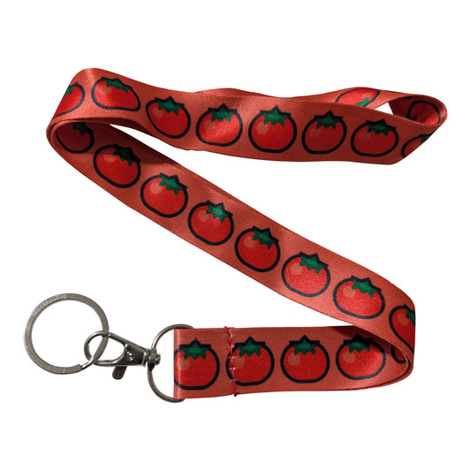 Tomato Red Keychain Lanyard