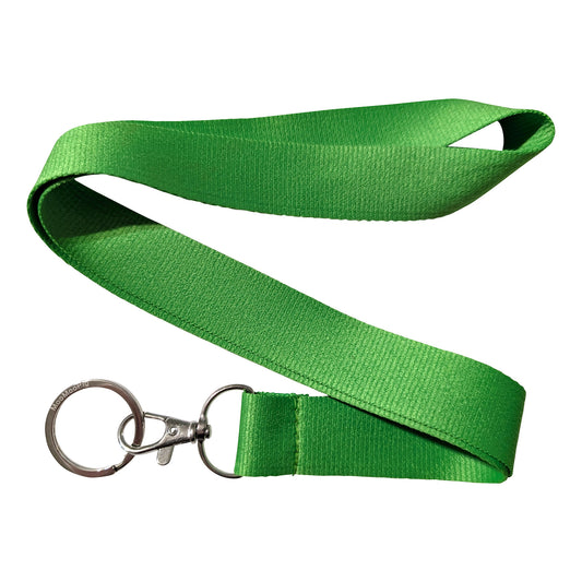 Blank Light Green Flat Keychain Lanyard